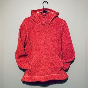 North Face fleece hoodie